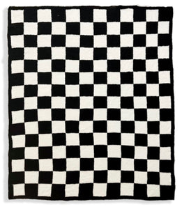 Plush Checkered Blanket