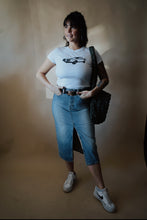 Load image into Gallery viewer, The Twain Light Wash Denim Skirt