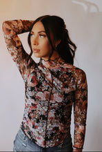 Load image into Gallery viewer, Vintage Floral Mesh Shirt
