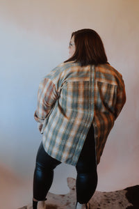 A Split Flannel Jacket