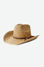 Load image into Gallery viewer, BRIXTON Houston Straw Cowboy Hat