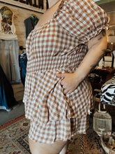 Load image into Gallery viewer, The True Love Gingham Romper
