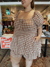 Load image into Gallery viewer, The True Love Gingham Romper
