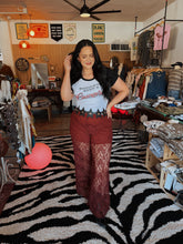 Load image into Gallery viewer, The Stevie Lace Pants - Rust
