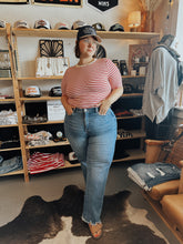 Load image into Gallery viewer, Ringer Striped Tee

