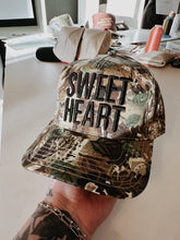 Load image into Gallery viewer, Sweet Heart Puff Embroidered Trucker Hat
