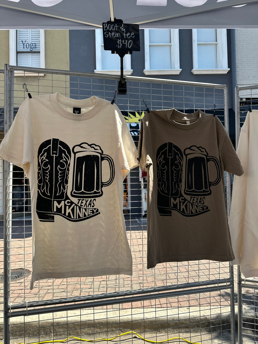 Boot and Stein Tee – Grady Ln