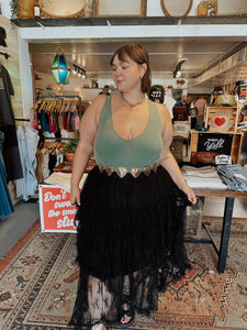 The Adeline Lace Skirt