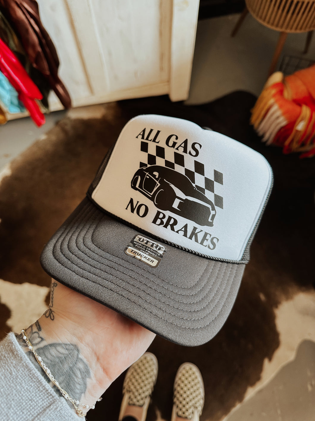 All Gas No Brakes Trucker Hat