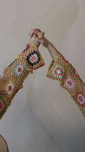 Crochet Sleeve Cardigan