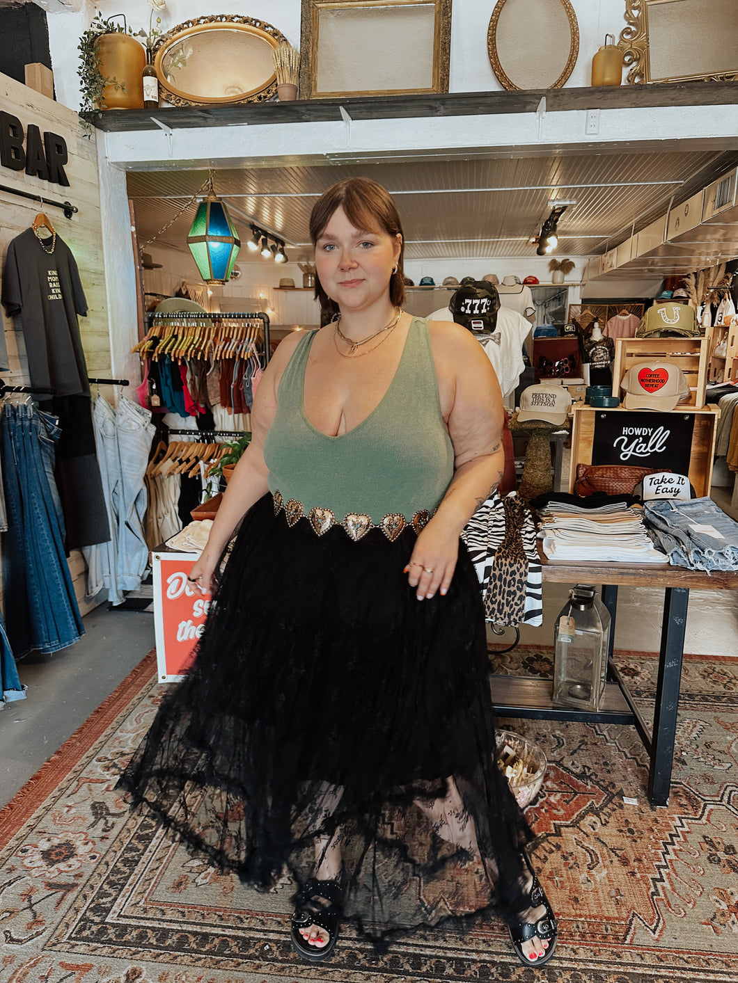 The Adeline Lace Skirt
