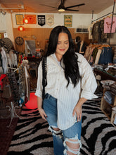 Load image into Gallery viewer, The Roan Striped Button Down Shirt
