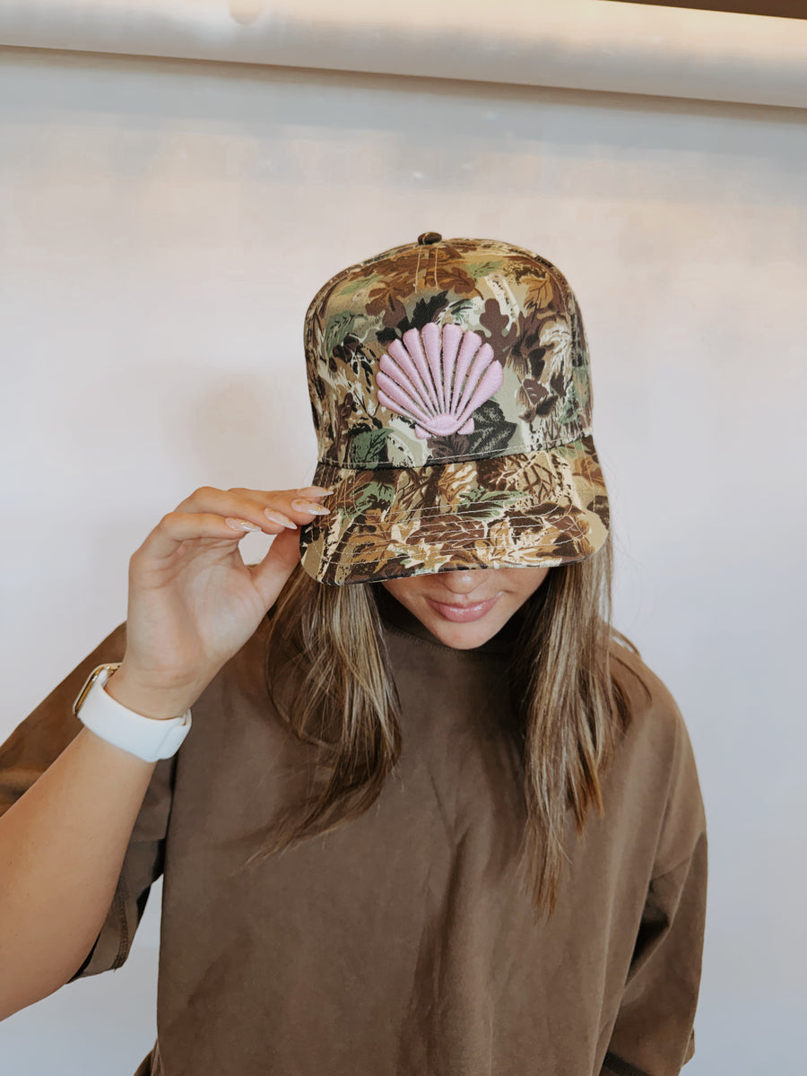 Sea Shell Hat Camo Seashell Hat – Grady Ln