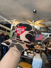 Load image into Gallery viewer, American Made Camo Trucker Hat
