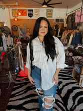 Load image into Gallery viewer, The Roan Striped Button Down Shirt
