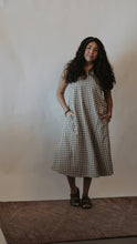 Load image into Gallery viewer, Cowboys Cry Too Gingham Dress
