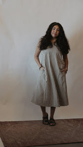 Cowboys Cry Too Gingham Dress