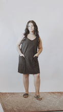 Load image into Gallery viewer, On the Move Distressed Racerback Dress
