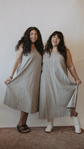 Cowboys Cry Too Gingham Dress