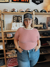 Load image into Gallery viewer, Ringer Striped Tee
