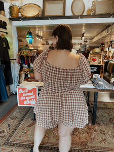 The True Love Gingham Romper