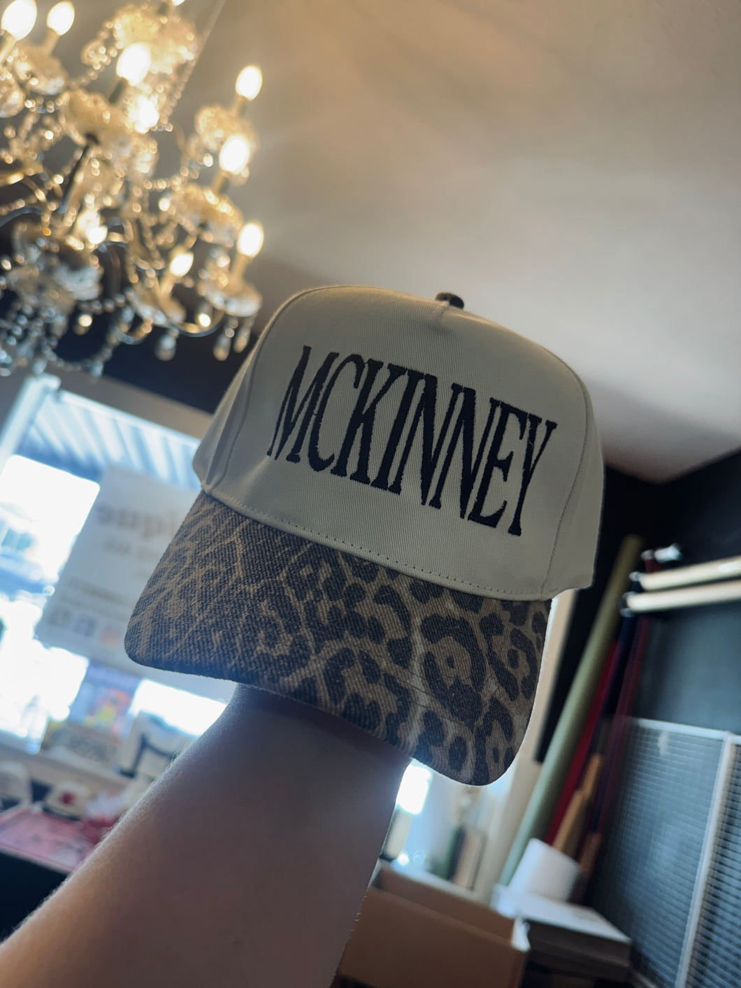 McKinney Cheetah Embroidered Hat