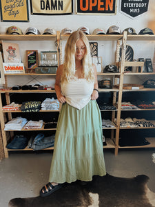The Bohemian Sage Skirt