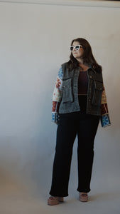 The Stevie Nicks Denim Knit Jacket