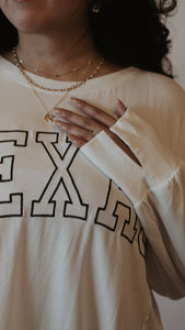 The Texas Embroidered Top