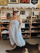 Load image into Gallery viewer, The Sky Blue Plaid Dress
