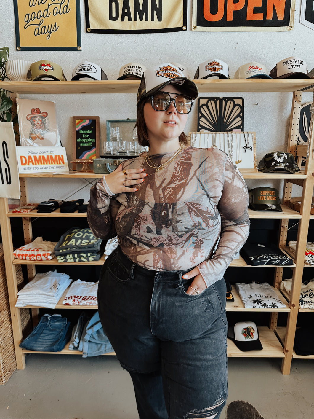 The Holler Sheer Top