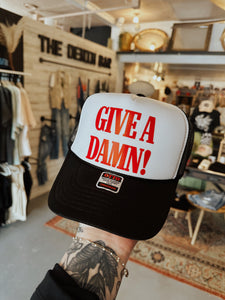 Give A Damn Trucker Hat