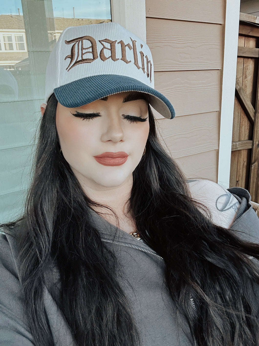 Darlin Embroidered Corded Hat