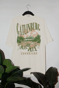 Gatlinburg Tennessee Oversized Tee