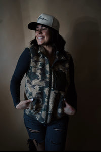 The Camo Sherpa Vest