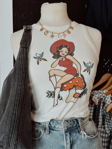 Mellow Shroom Cowgirl Tank