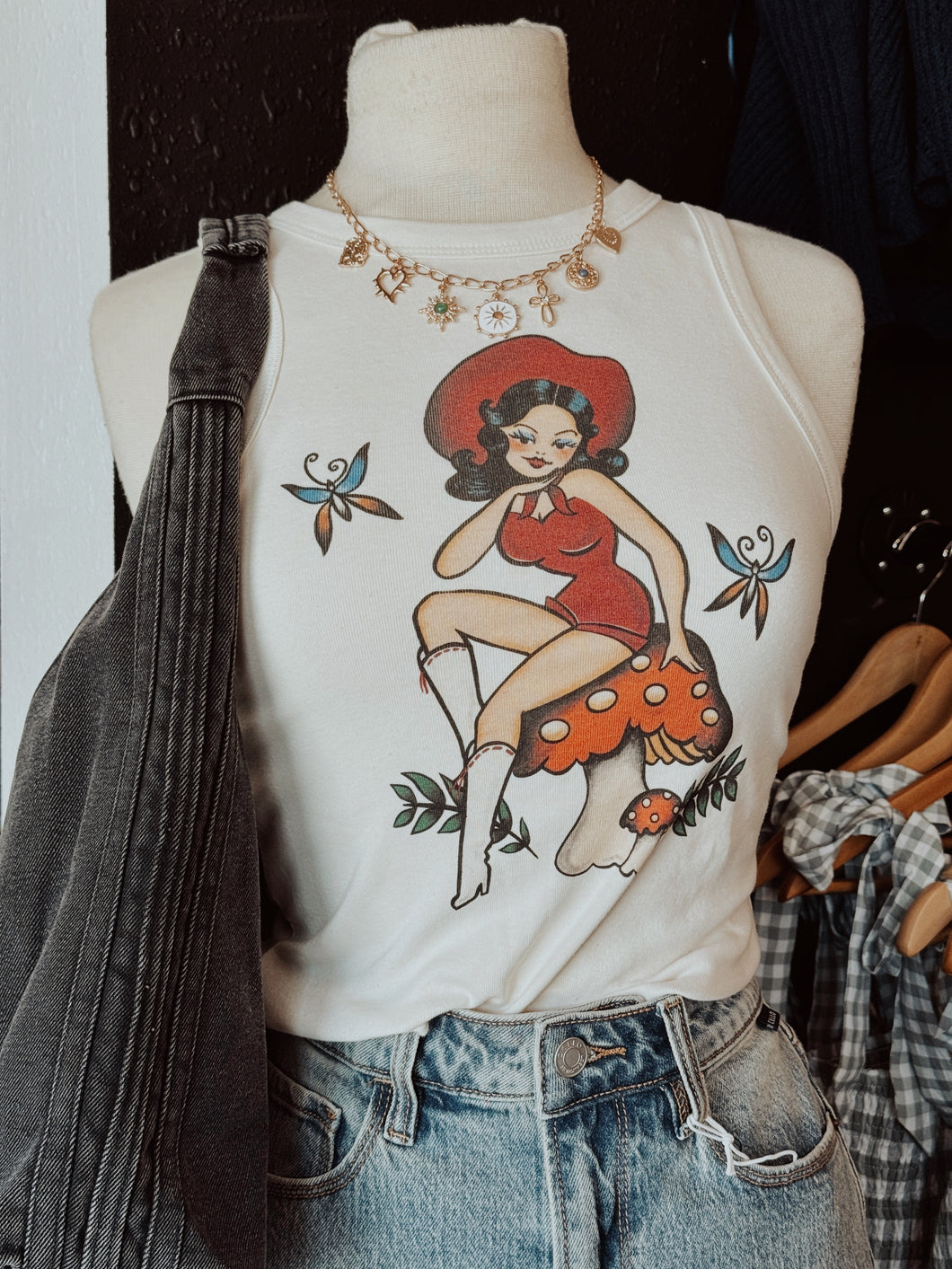 Mellow Shroom Cowgirl Tank