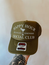 Load image into Gallery viewer, Happy Hour Social Club Trucker Hat

