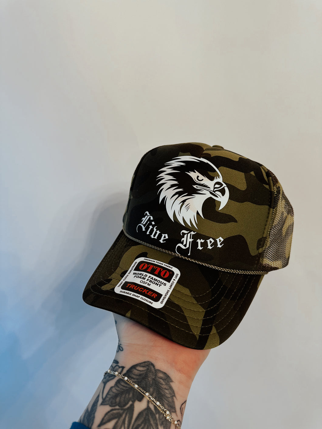 Live Free Trucker Hat