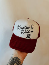 Load image into Gallery viewer, Wanted &amp; Wild Trucker Hat
