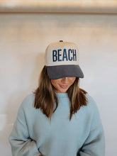 Load image into Gallery viewer, Beach Corded Puff Hat
