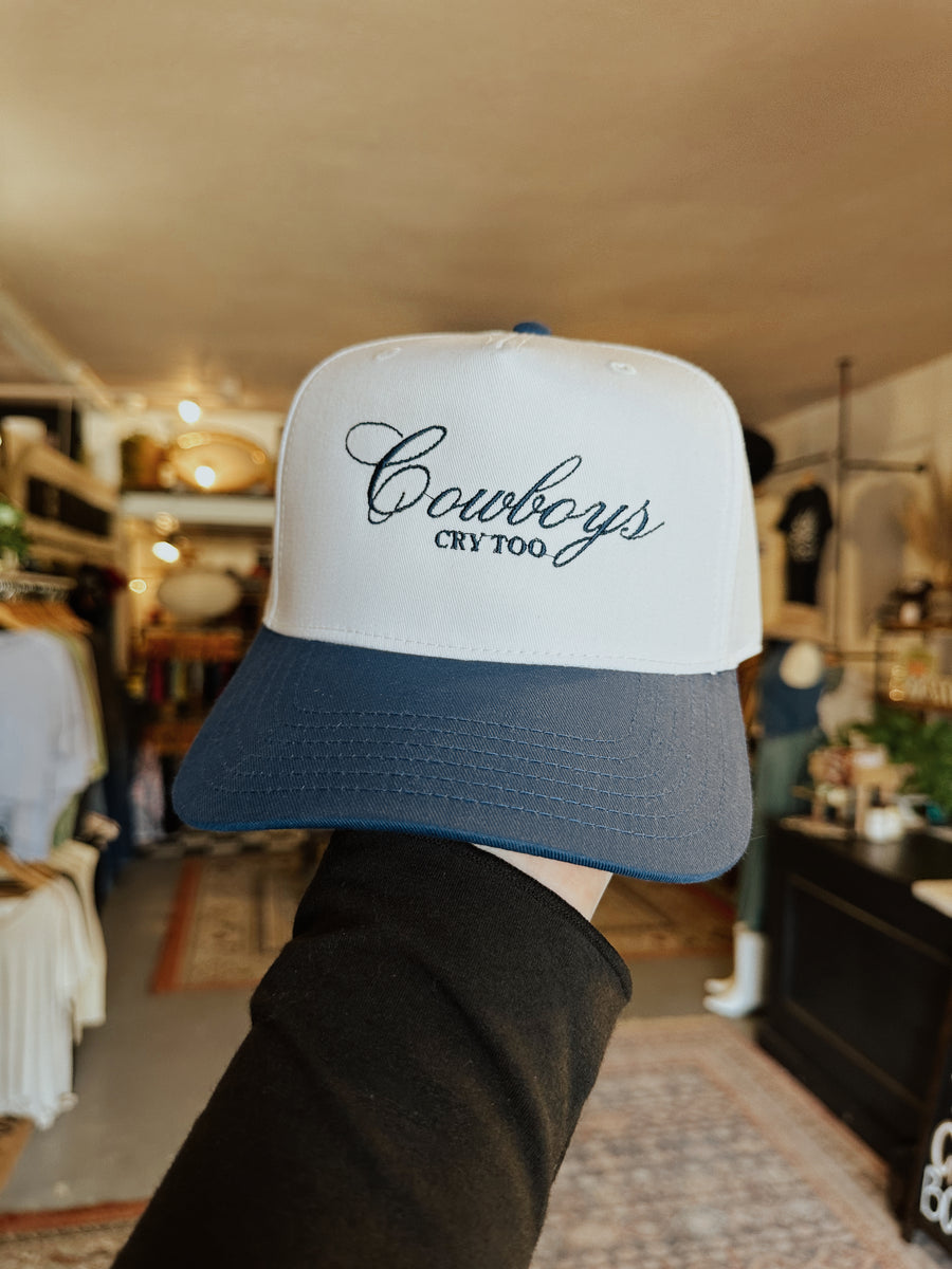 Cowboys Cry Too Trucker Hat – Grady Ln
