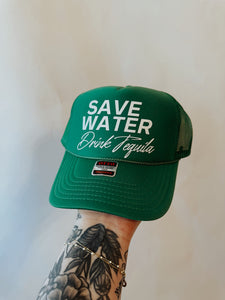 Save Water Drink Tequila Trucker Hat