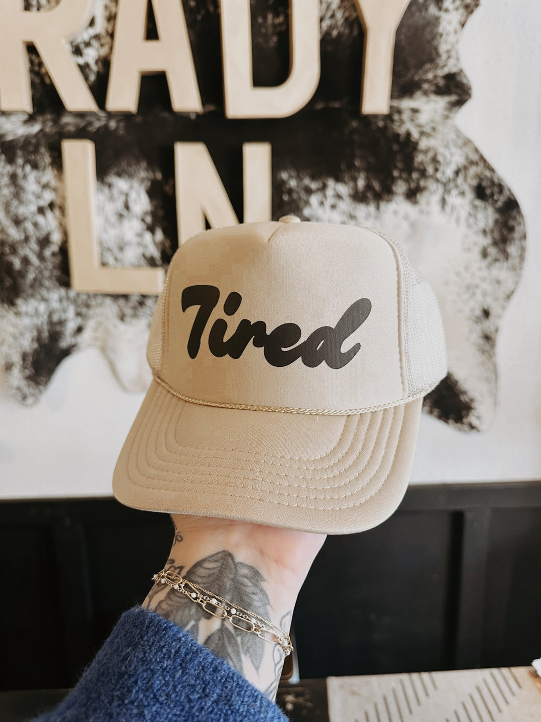 Tired Trucker Hat