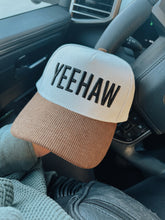 Load image into Gallery viewer, YEEHAW Embroidered Corded Hat
