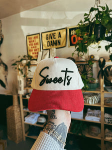 Sweets Embroidered Corded Hat