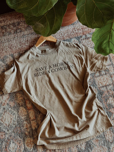 Save A Horse Ride A Cowboy Tee