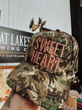 Load image into Gallery viewer, Sweet Heart Puff Embroidered Trucker Hat
