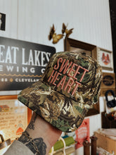 Load image into Gallery viewer, Sweet Heart Puff Embroidered Trucker Hat
