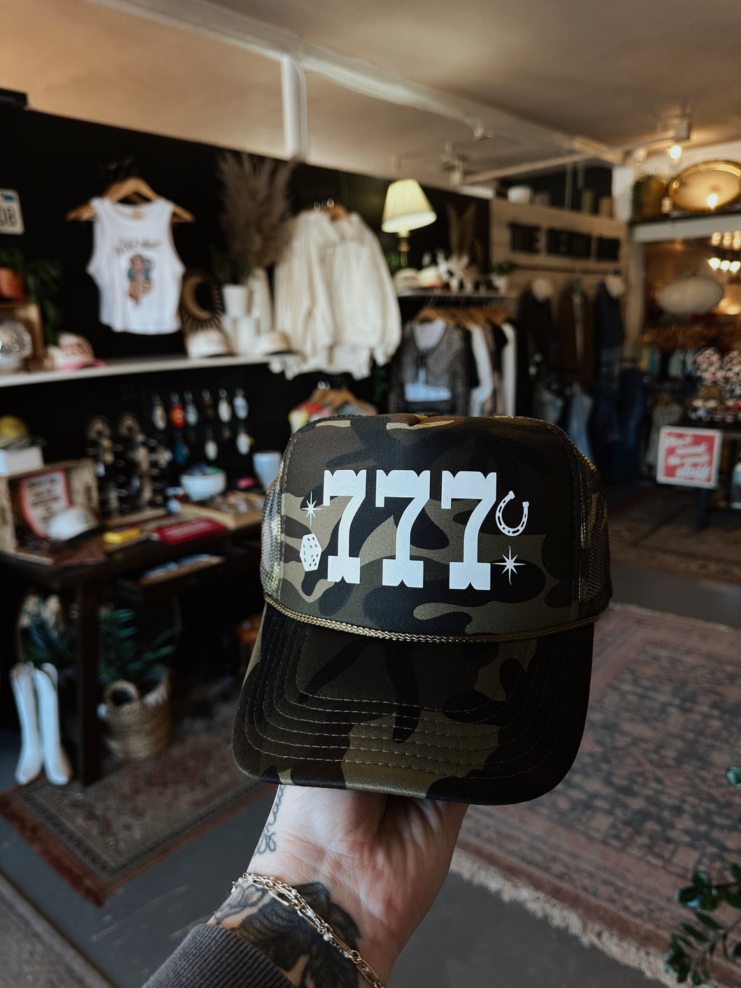 777 Lucky Number Trucker Hat